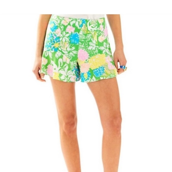 Lilly Pulitzer Hibiscus Stroll Folly Shorts NWOT - Picture 7 of 7
